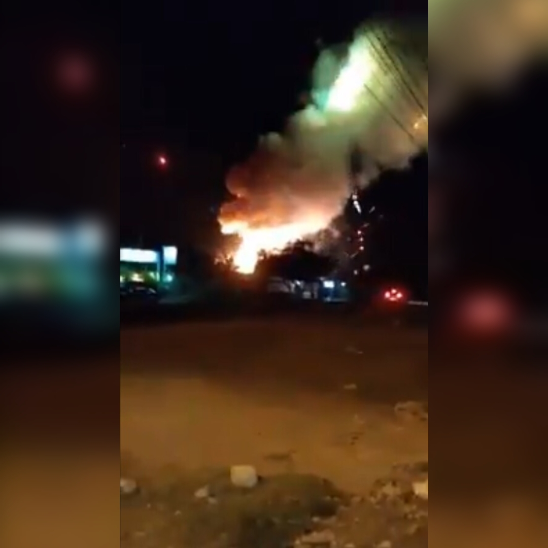 Pirotecnica explotó en un tianguis en Xoxocotla en Morelos. (Especial)