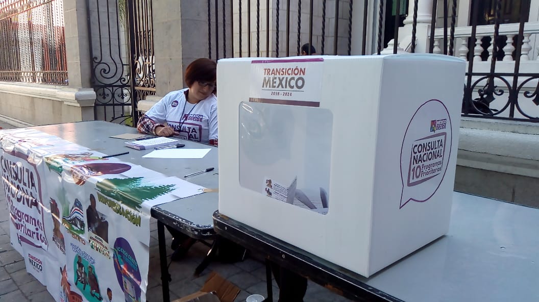 En Tehuacán se instalaron tres casillas para la consulta ciudadana sobre  el Tren Maya (Apolonia Amayo)