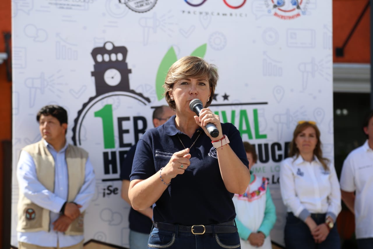 Yolanda Tellería, alcaldesa de Pachuca.
