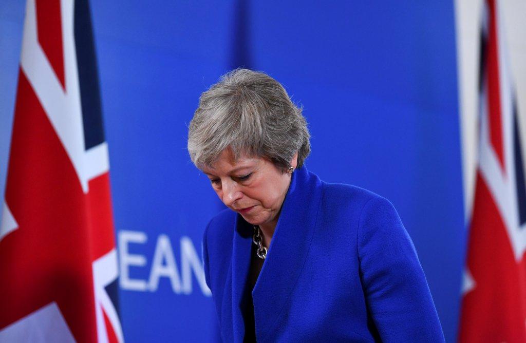 Thresa May anunciando el acuerdo del Brexit en Bruselas (Reuters)