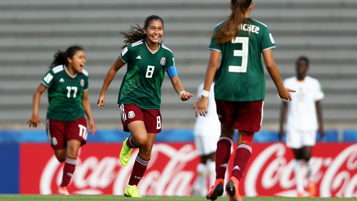 El Tri femenil hizo historia al avanzar a las semifinales del Mundial Sub 17 (Twitter @fifacom_es)