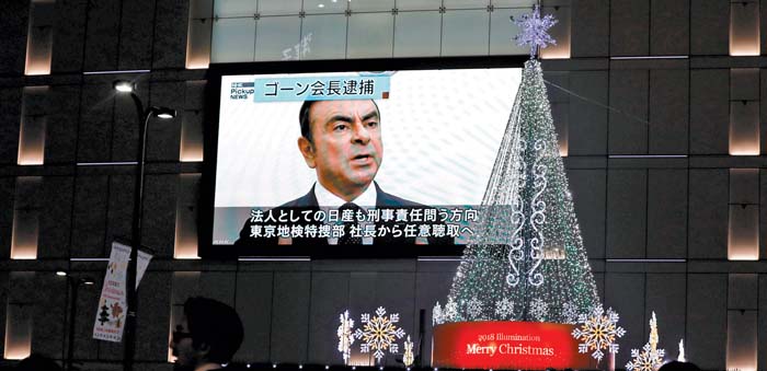 El ex directivo de la automotriz fue la noticia de mayor impacto en Japón. Toru Hannai. Reuters