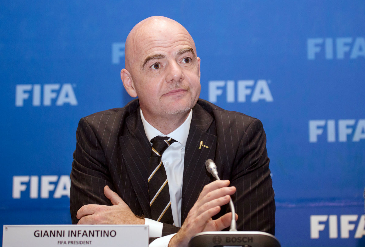 Gianni Infantino, presidente de la FIFA (Reuters)