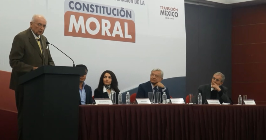 Presentación de la convocatoria de la Constitución Moral (Especial)