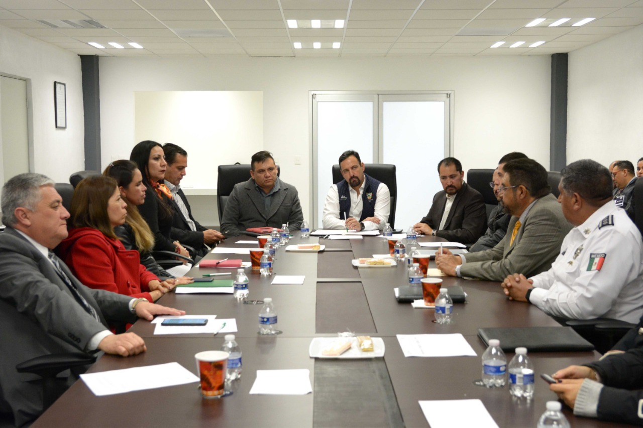 SSPH y Comisión de Seguridad del Congreso de Hidalgo trabajarán de la mano. (Cortesía)