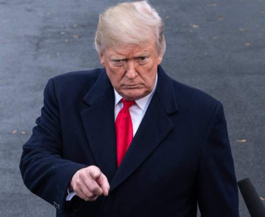 "Tenemos mucha presión sobre ellos", dijo Trump. (AFP)