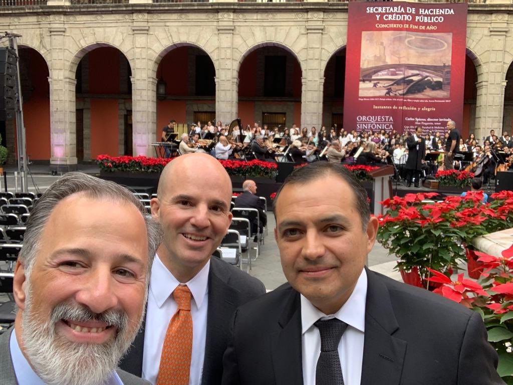 Ernesto Cordero, José Antonio Meade y José Antonio González Anaya/Especial.