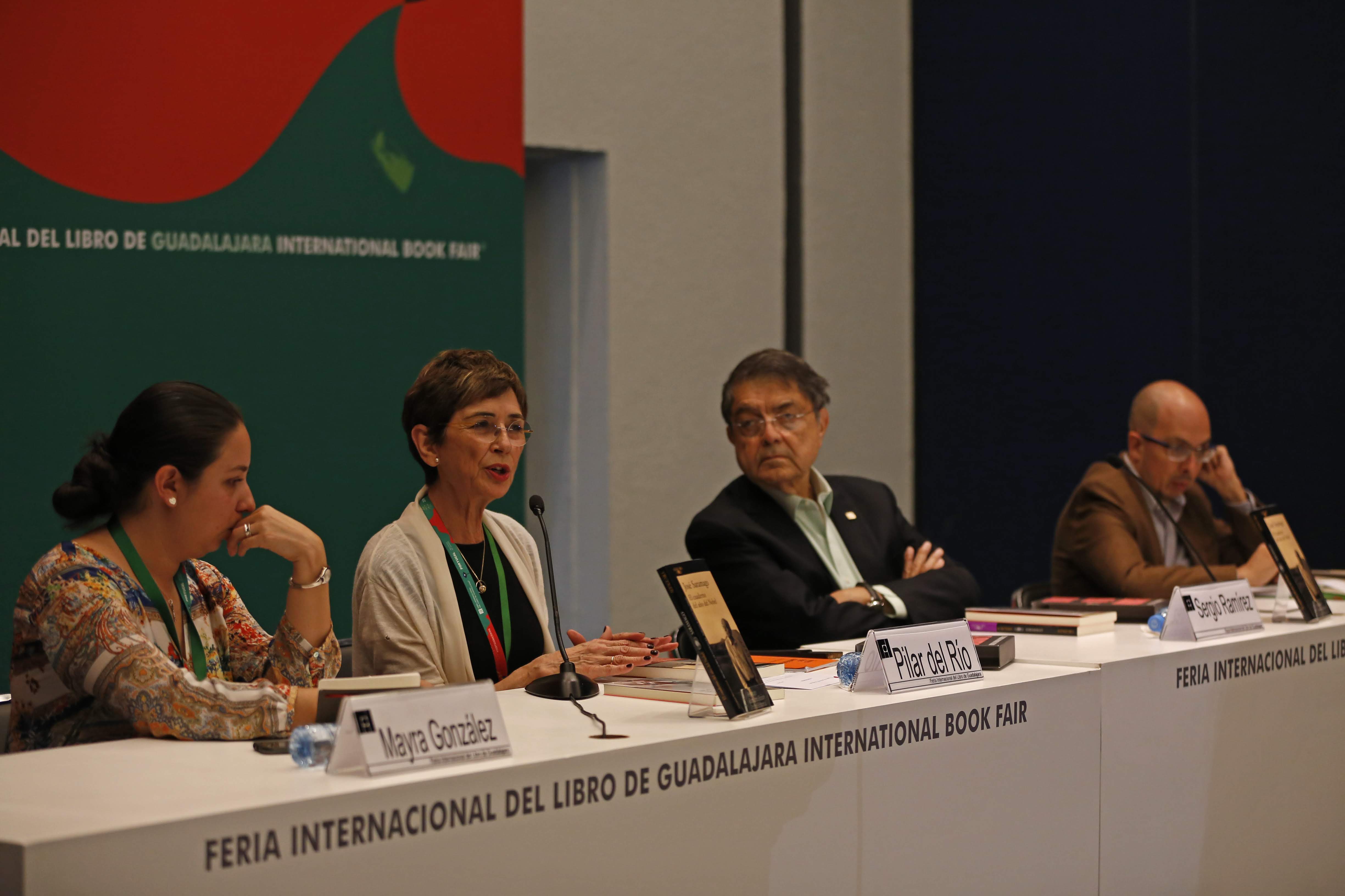 Pilar Del Río compartió en la FIL Guadalajara lo que significa este libro póstumo de Saramago (Fernando Carranza)
