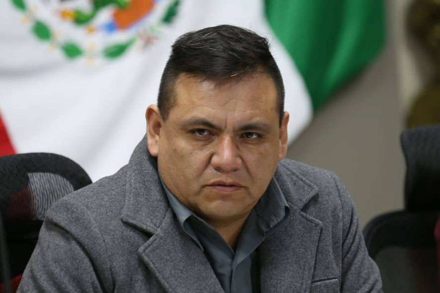 Víctor Osmind Guerrero Trejo, presidente de la Comisión de Seguridad Ciudadana y Justicia del Congreso del estado. (Jorge Sánchez)