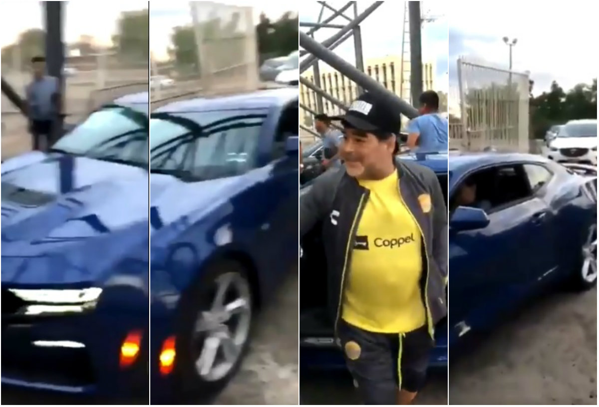 Dorados le regala a Maradona un carro de lujo