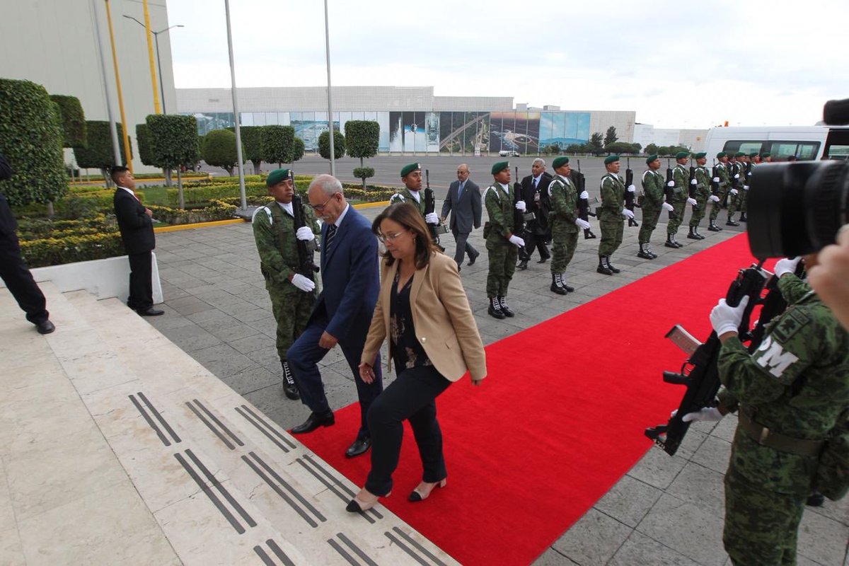 El presidente de la República Árabe Saharaui Democrática (RASD), Brahim Ghali, llegó esta tarde a la CdMx.