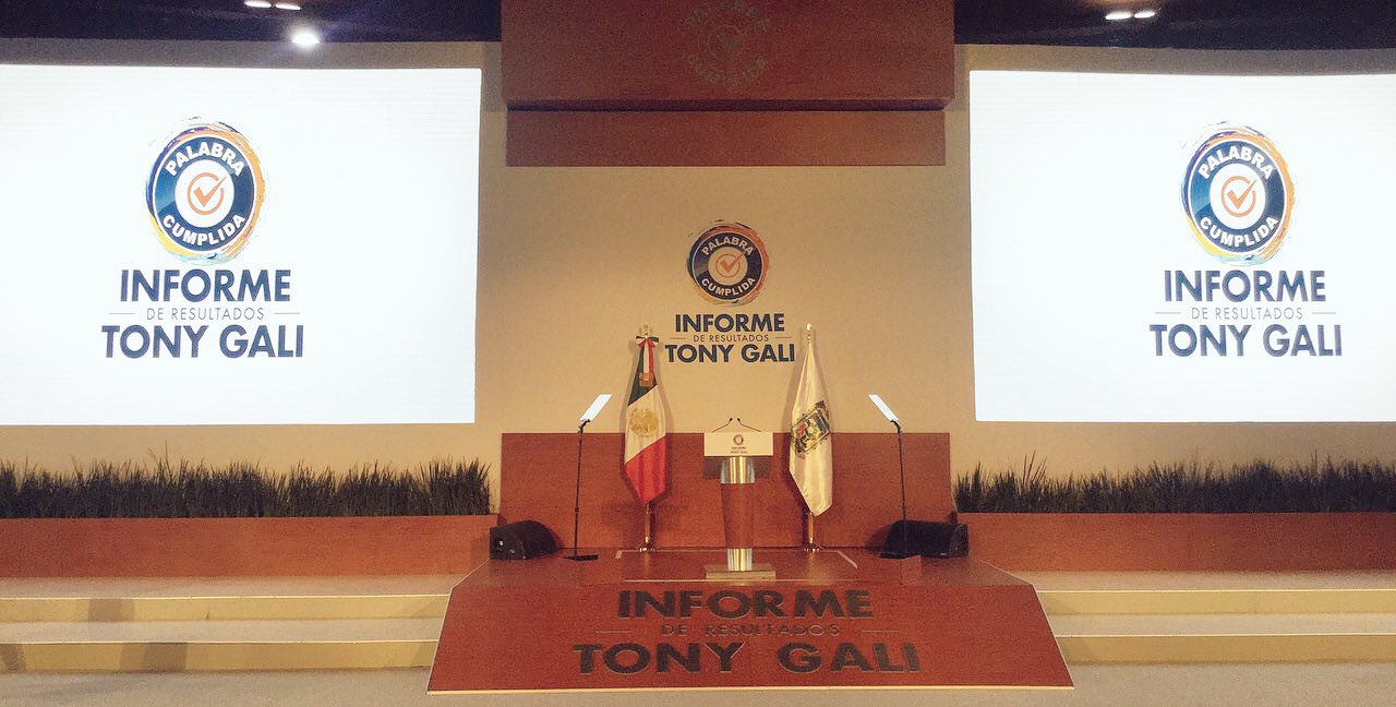 Todo listo para el informe de labores de Antonio Gali (Especial)