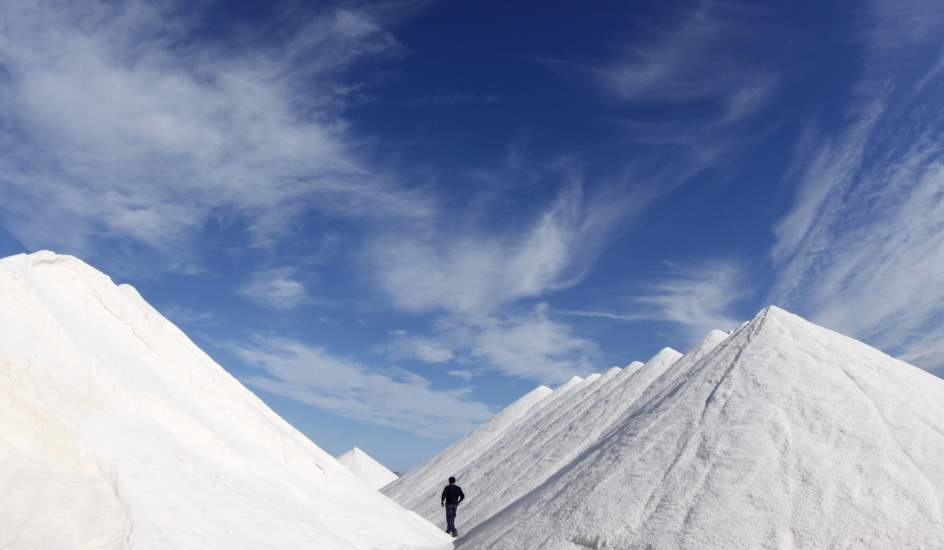 Montañas de sal. (Foto: Reuters)