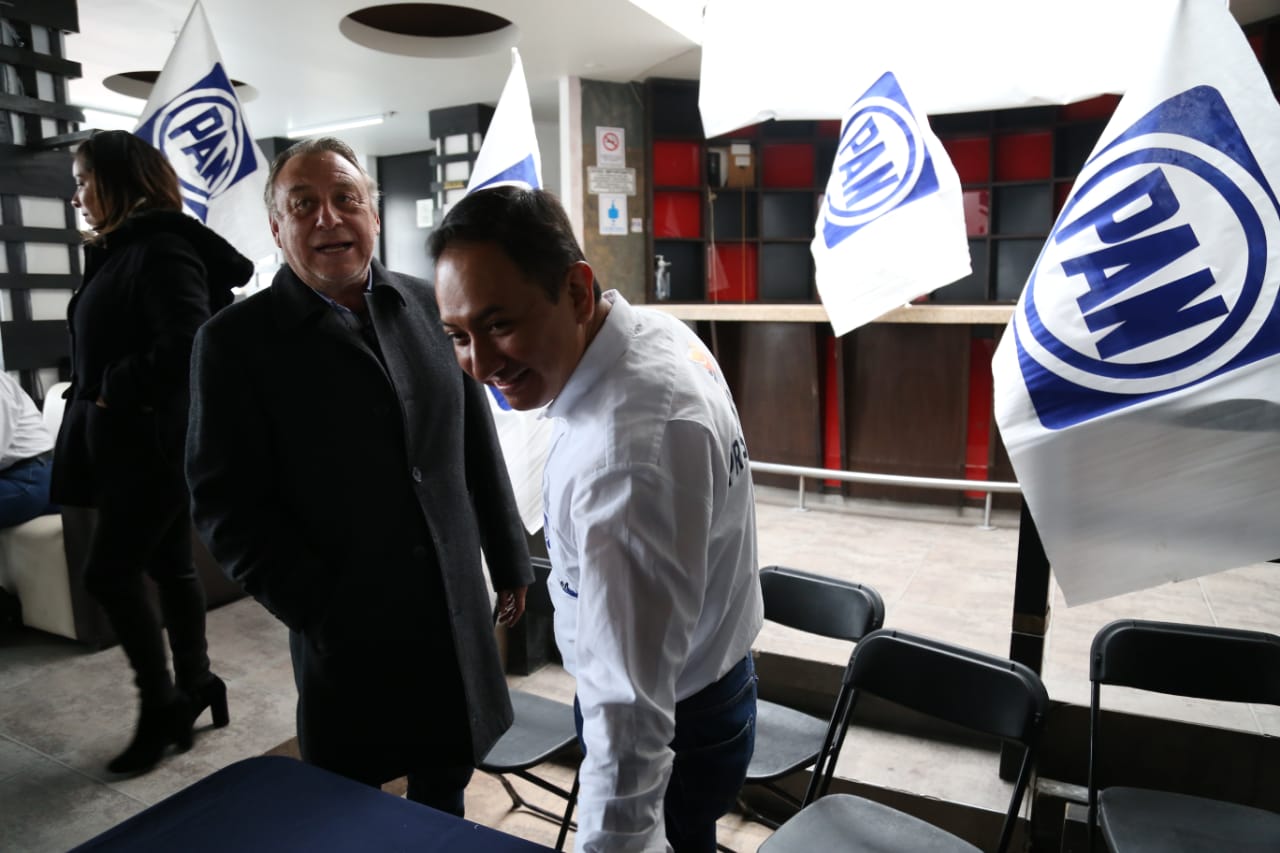 Prisco Manuel Gutiérrez, aspirante a la dirigencia del PAN.  (Jorge Sánchez)