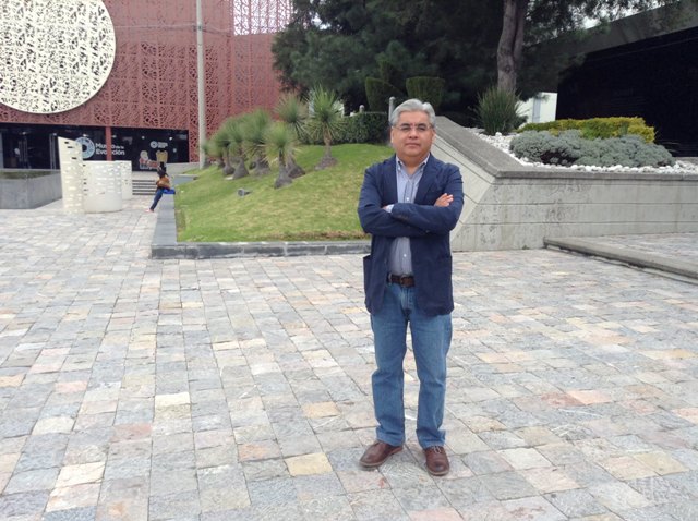 Raúl Mújica García, astrónomo del Instituto Nacional de Astrofísica, Óptica y Electrónica (Inaoe) (Jaime Zambrano)