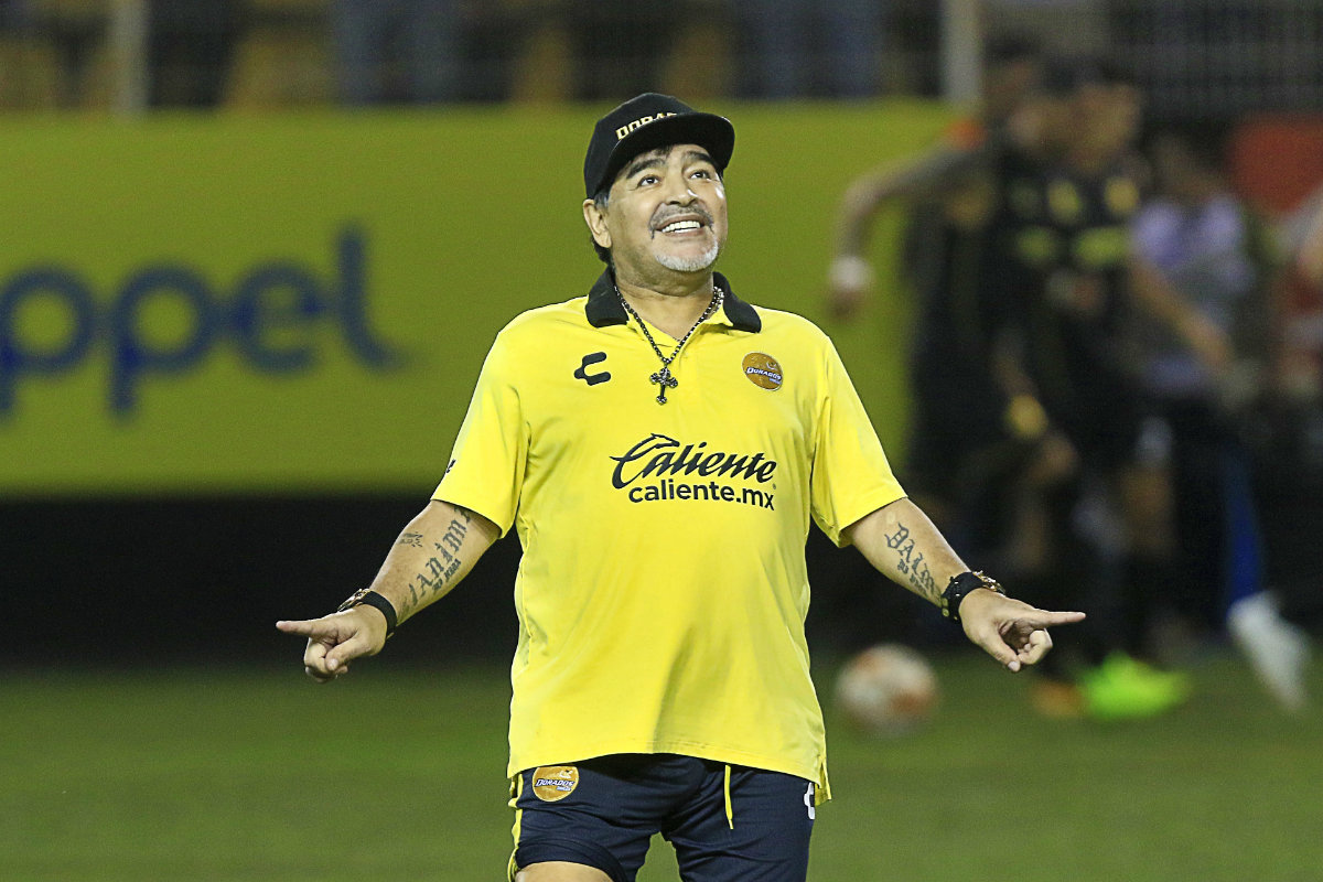 Diego Maradona, director técnico de Dorados de Sinaloa (Imago7)