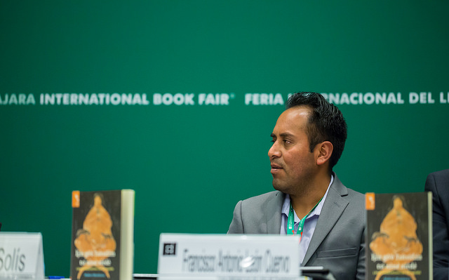 Antonio León Cuervo ganó el Premio de Literatura Indígenas de América. (Paula Vázquez)