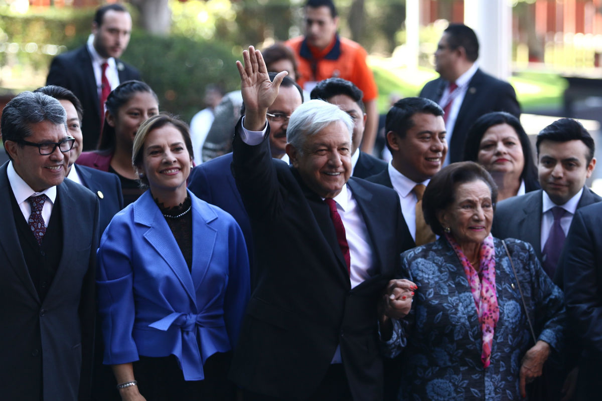 Beatriz Gutiérrez Müller y Andrés Manuel López Obrador. (Cuartoscuro)