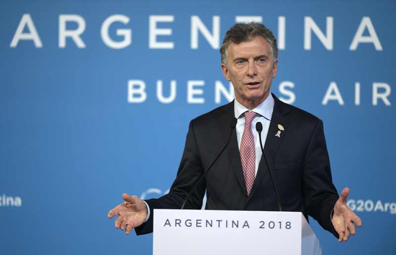 Mauricio Macri, presidente de Argentina. (AFP)