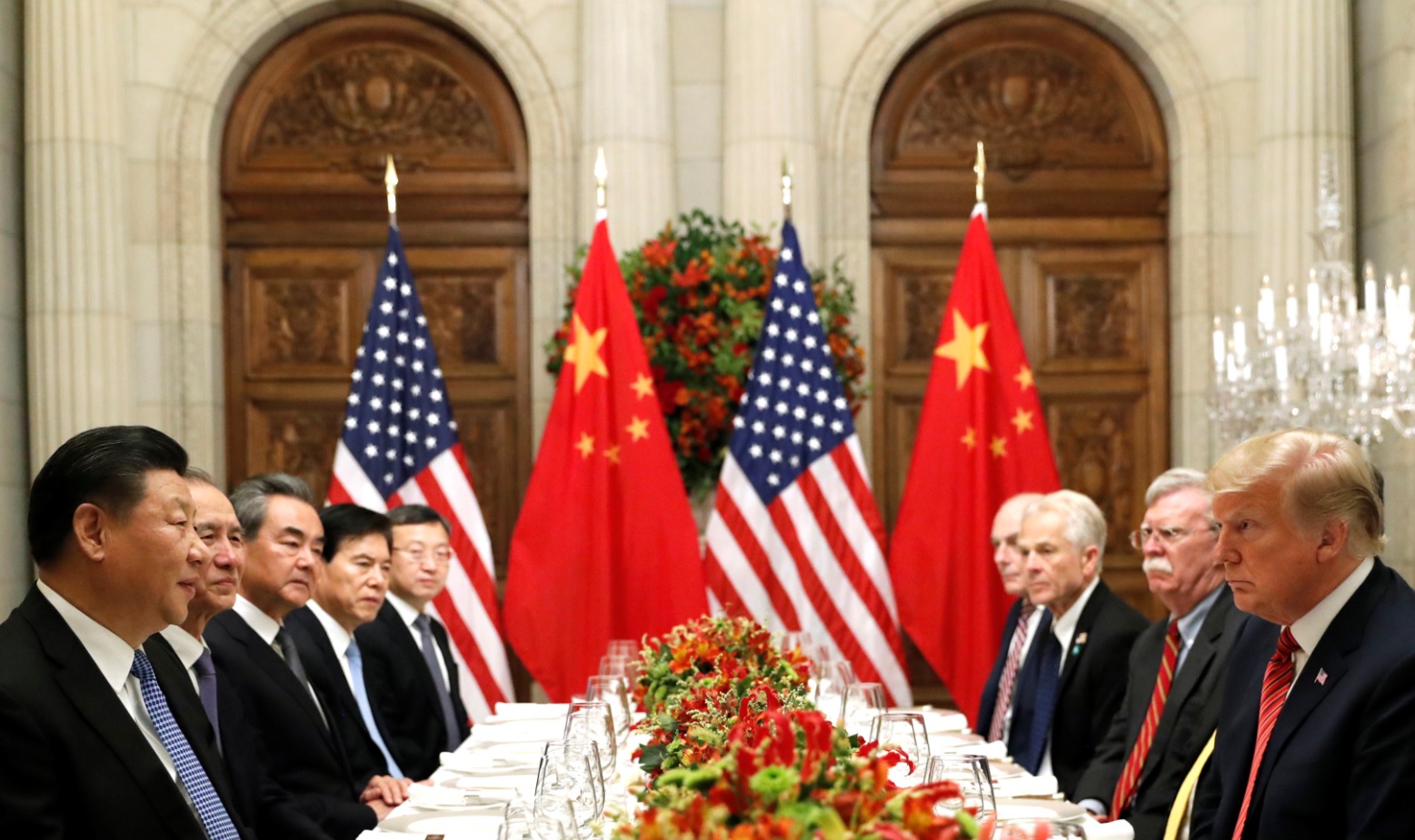 El presidente chino Xi Jinping y su par estadunidense Donald Trump. (Foto: Reuters)