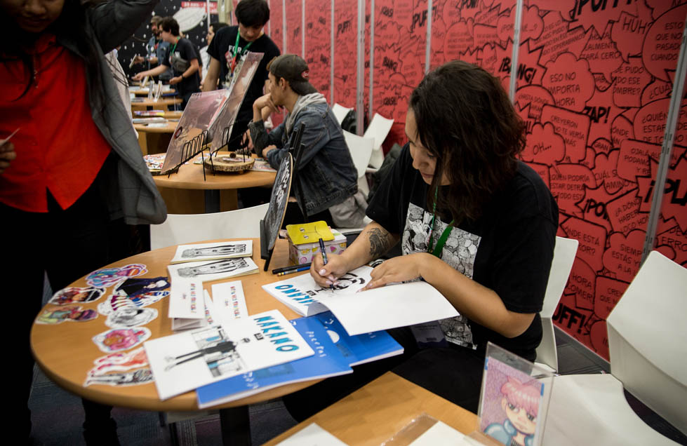 El salón del cómic y la novela gráfica arrancó actividades en la FIL Guadalajara (Cortesía Paula Vázquez)