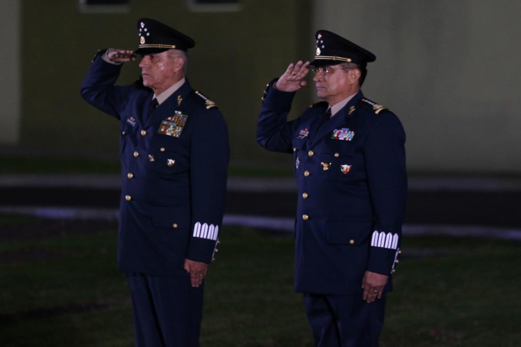 Salvador Cienfuegos y Luis Sandoval. (Cuartoscuro)