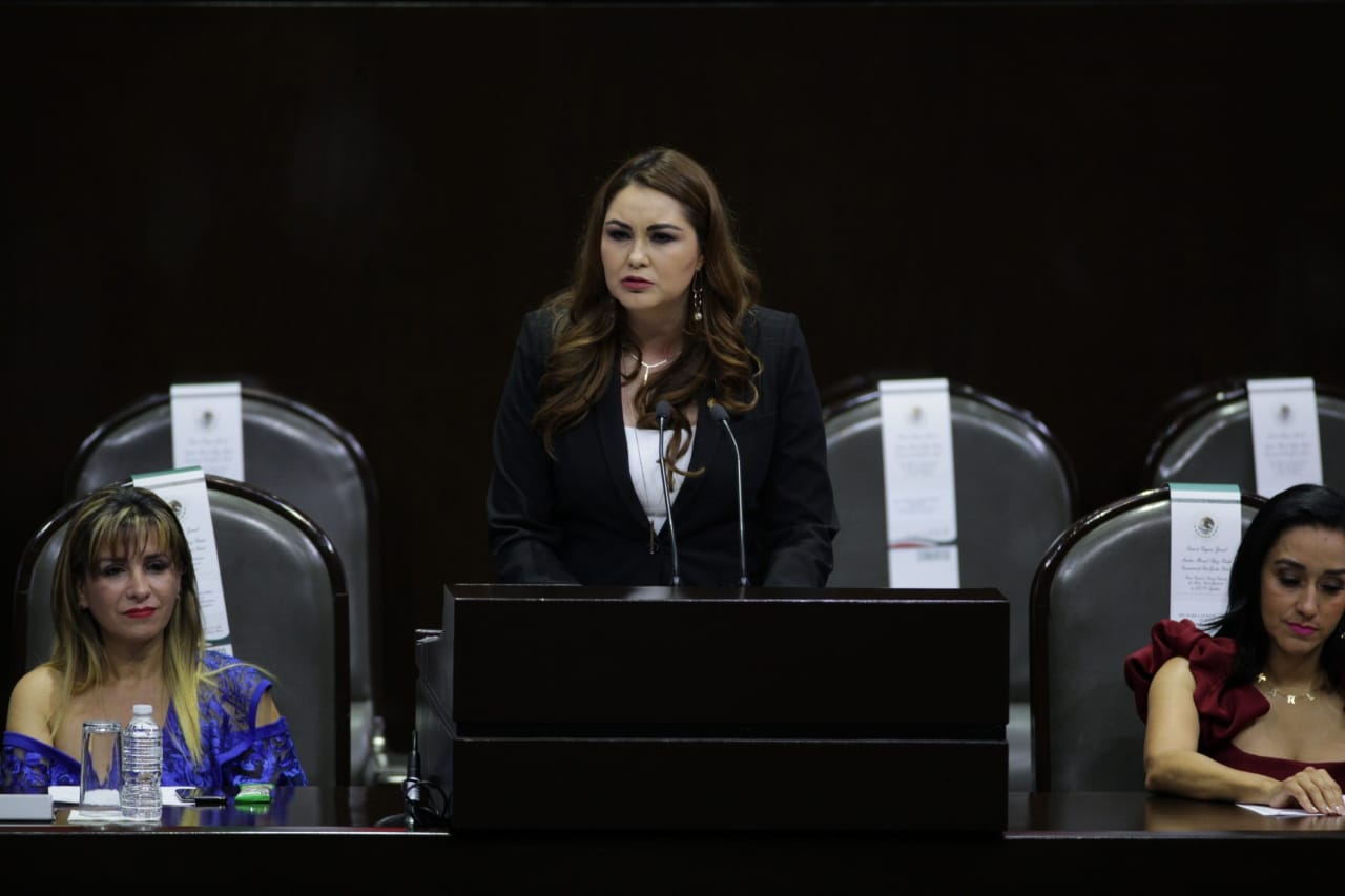 La senadora Geovana Bañuelos de la Torre/Omar Franco.