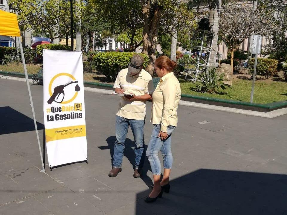 Con firmas quieren bajar costos de combustible.