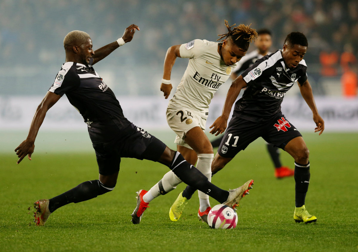 El PSG empató 2-2 ante Burdeos (Reuters)