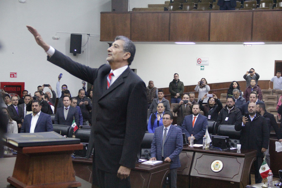 Héctor García Rodríguez, tomó protesta como Fiscal del Sistema Anticorrupción en Durango. (Especial)