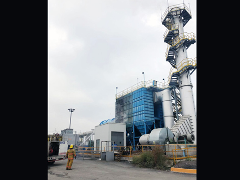 El incendio en la planta Ternium Mezquital, en Apodaca, fue controlado. (Foto: Especial)
