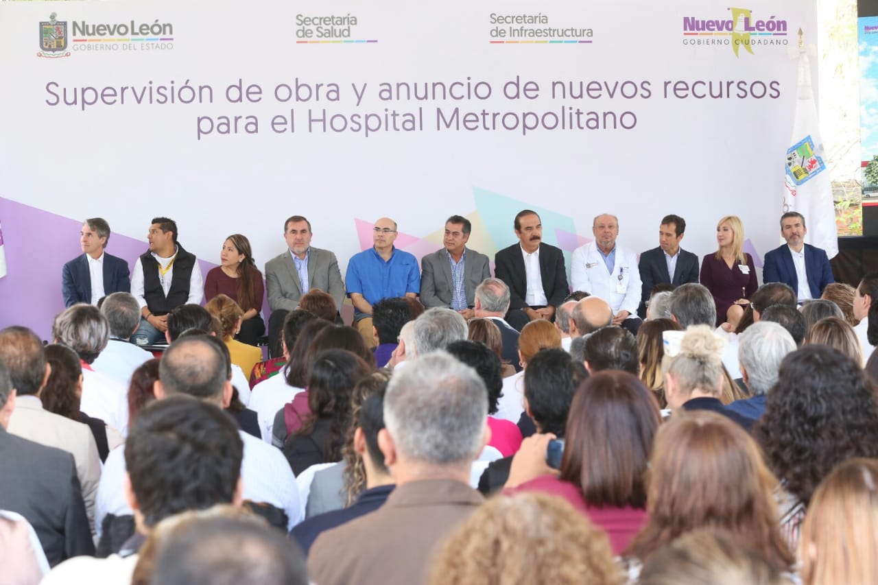 Este lunes se hizo un recorrido al Hospital Metropolitano, ubicado sobre la avenida López Mateos, en el municipio de San Nicolás. Foto: Raúl Palacios