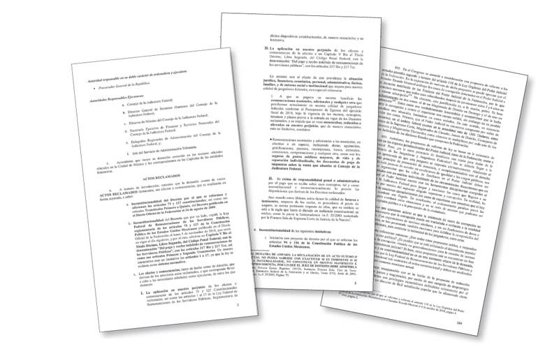 El recurso cuestiona las razones de los cambios legislativos propuestos. (Especial)