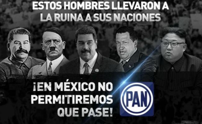 El video publicado por el PAN en el que se compara a López Obrador con Hitler (PAN).