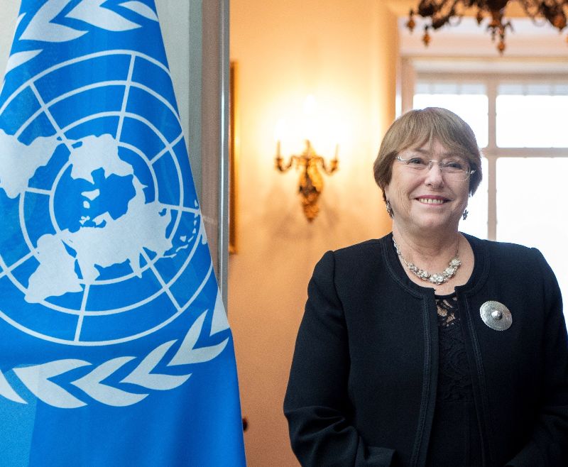 La Alta Comisionada de las Naciones Unidas para los Derechos Humanos, Michelle Bachelet.