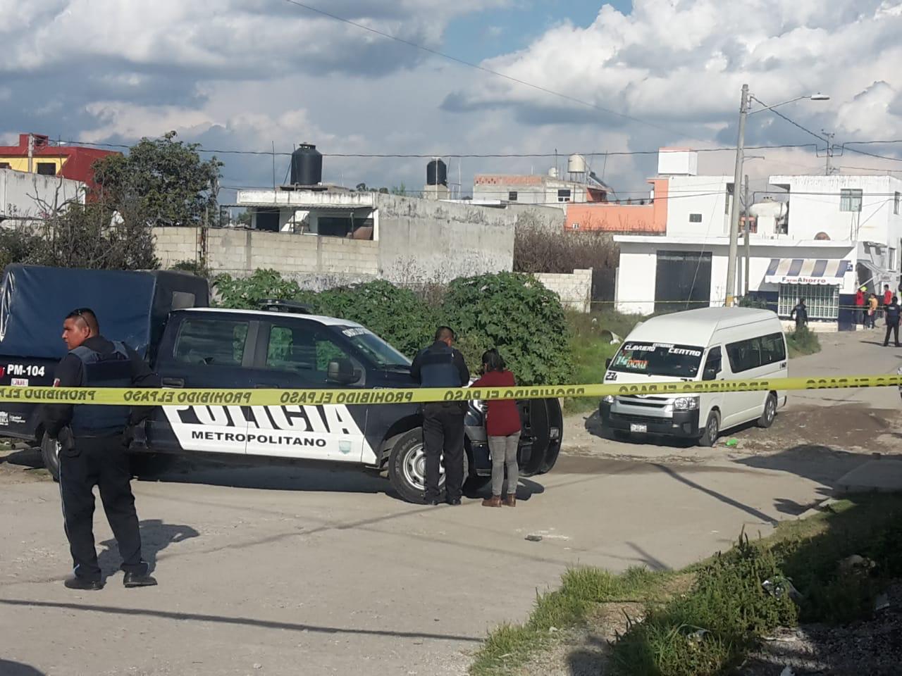 De dos balazos fue victimado el chifer de la unidad de transporte público (Andrés Sánchez)