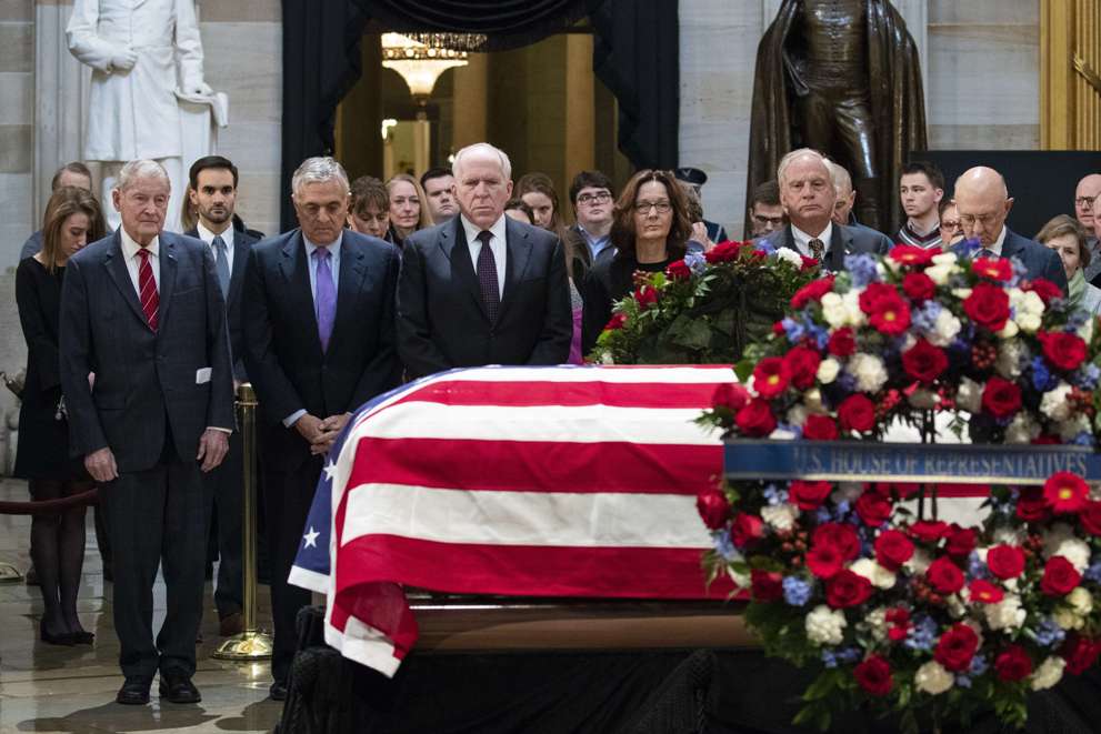 El féretro permanecerá 36 horas en el Capitolio. (AFP)