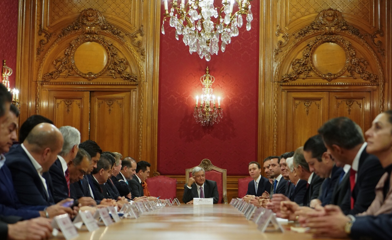 Primera reunión de la Conago con el Presidente.