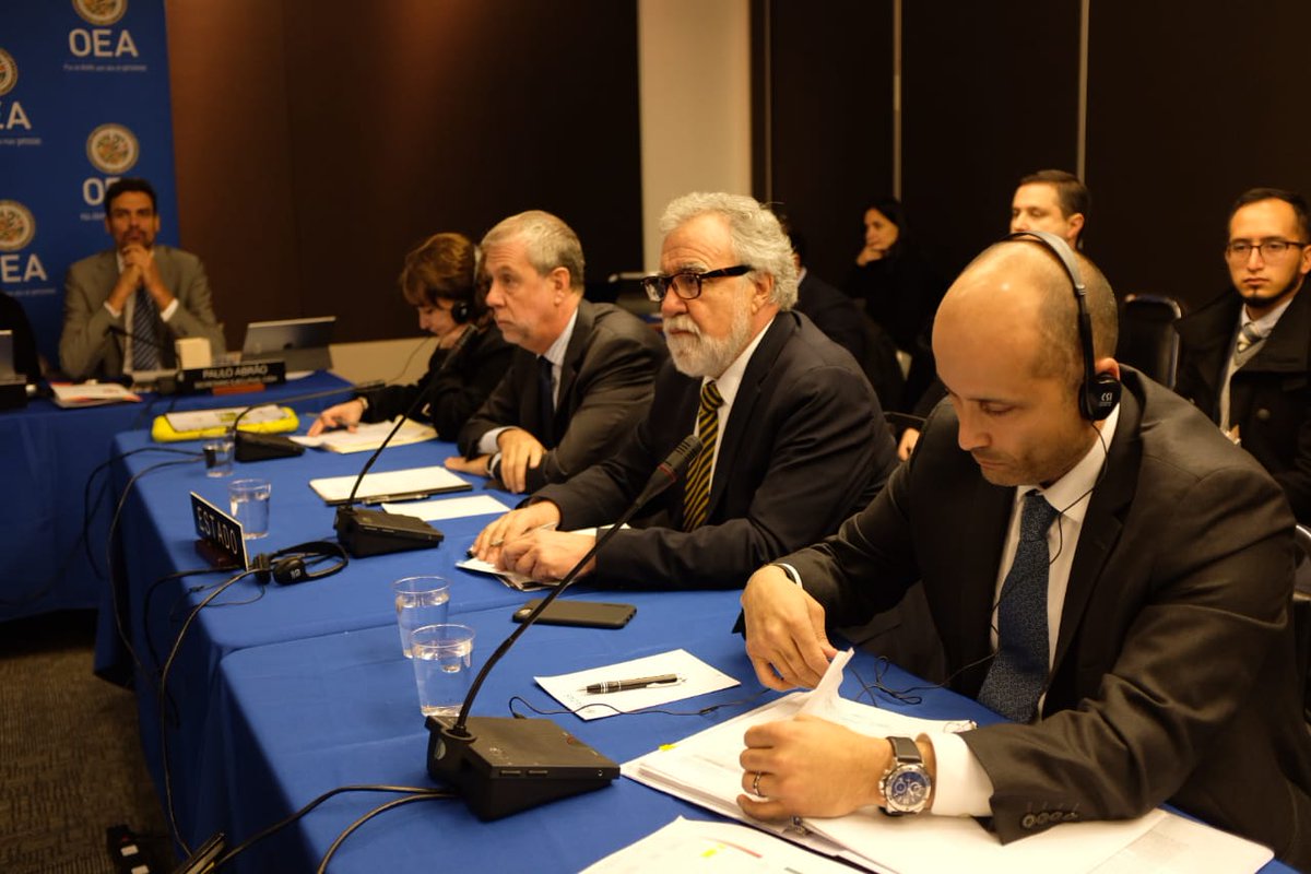 Alejandro Encinas acudió a la CIDH (Tomada de @CIDH)