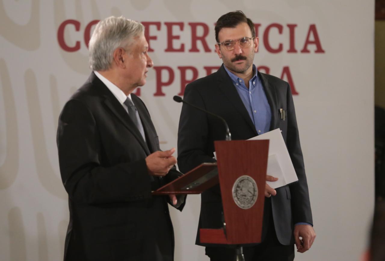 AMLO ofreció su tercera conferencia matutina en Palacio Nacional (Jesús Quintanar)