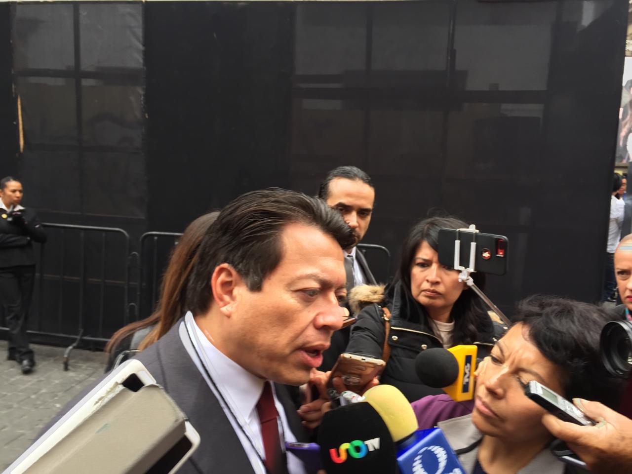 El coordinador de Morena en la Cámara de Diputados, Mario Delgado. Omar Brito