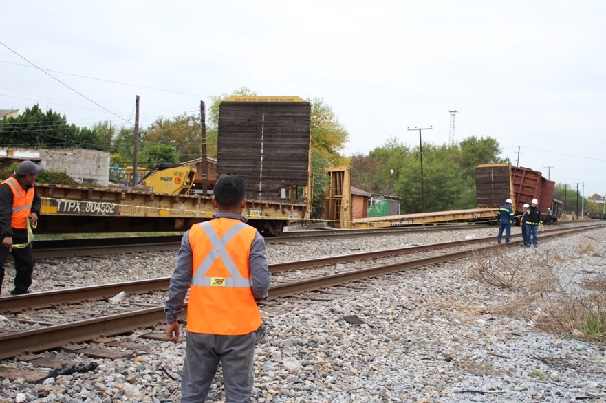 Descarrilamiento de tren.