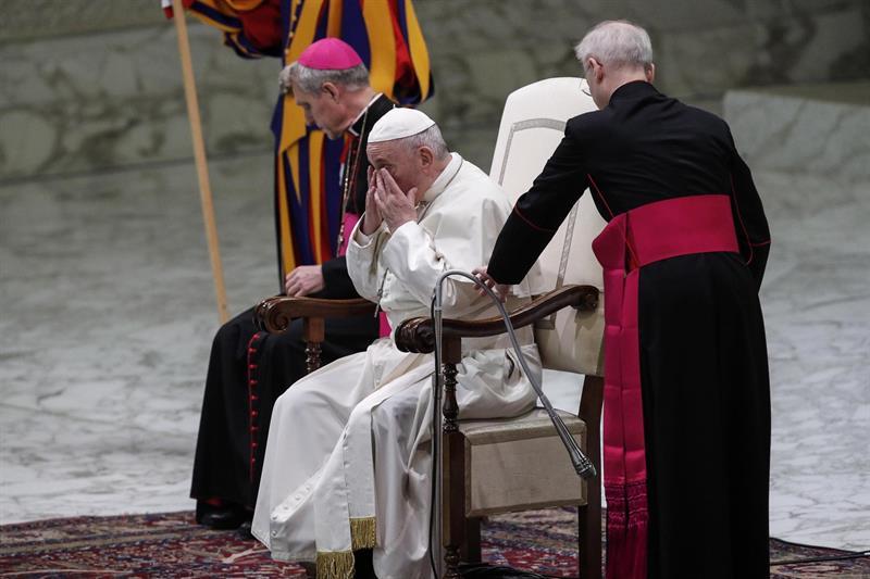 El Papa expresó su sentir en un telegrama de condolencias dado a conocer por el Vaticano.