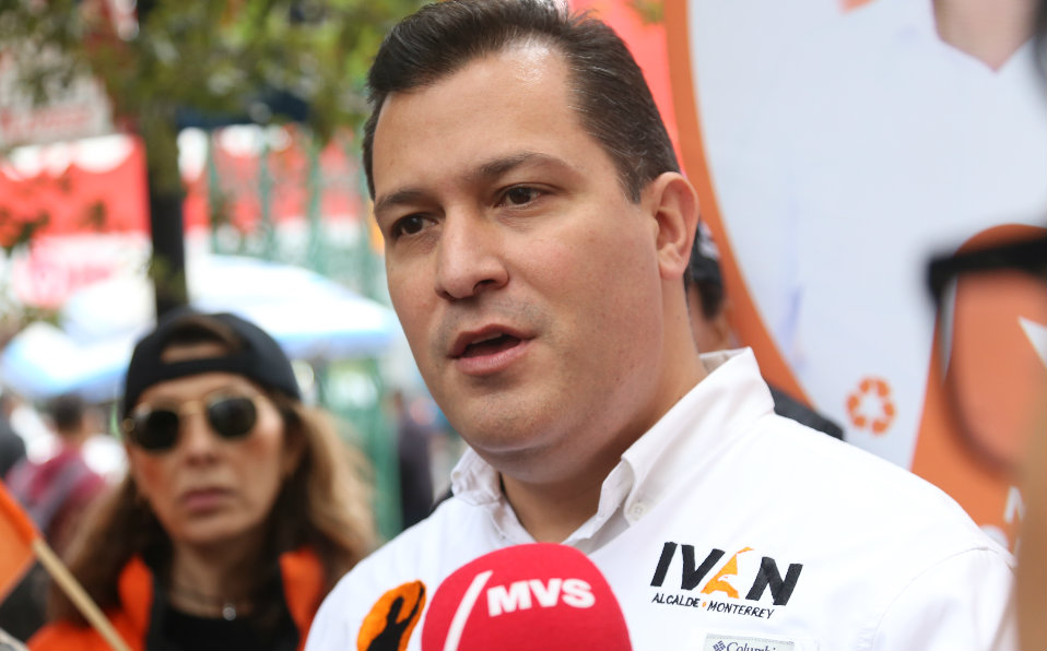 Iván Garza, candidato de Movimiento Ciudadano a la alcaldía de Monterrey. Foto: Jorge López