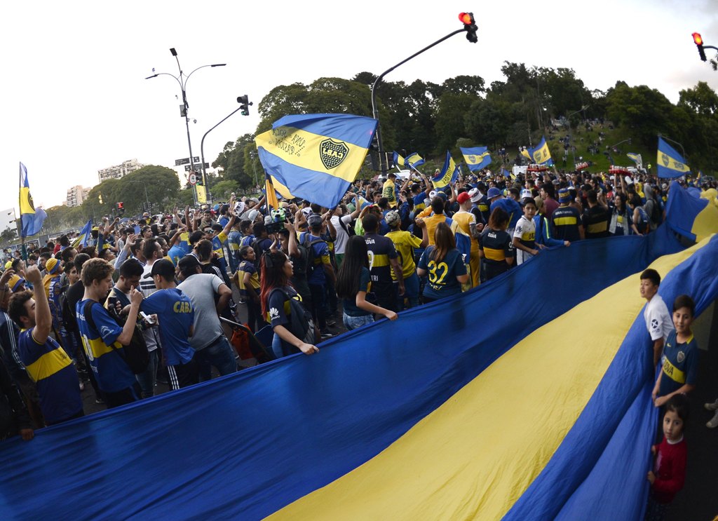 Seguidores de Boca Juniors (AFP)