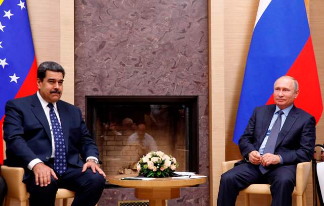Vladimir Putin ofreció su respaldo a Nicolás Maduro/AFP.