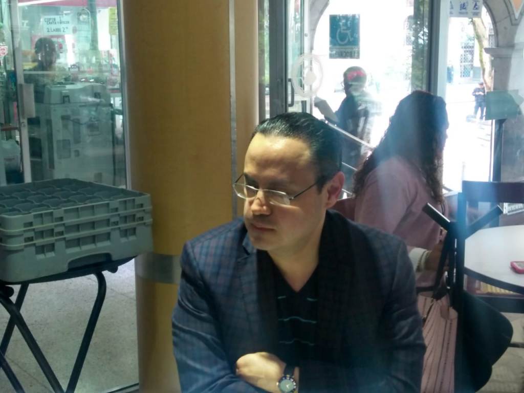 Adolfo Reus, abogado de Arturo Bermúdez, titular de la Secretaría de Seguridad Pública de Veracruz durante la administración de Javier Duarte. (Isabel
