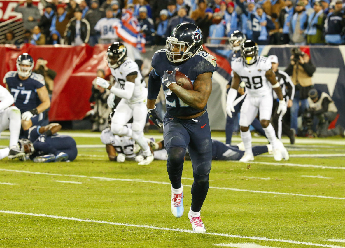 Derrick Henry, corredor de Tennessee (AFP)