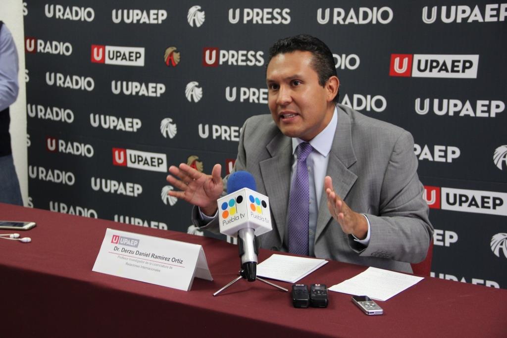 Derzu Daniel Ramírez Ortiz, catedrático de la Licenciatura en Relaciones Internacionales en la UPAEP (Especial)