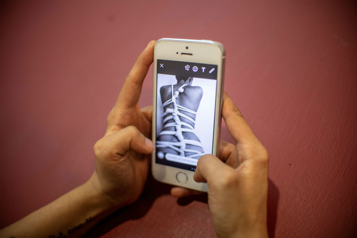 El sexting se puede realizar de manera segura. (AFP)